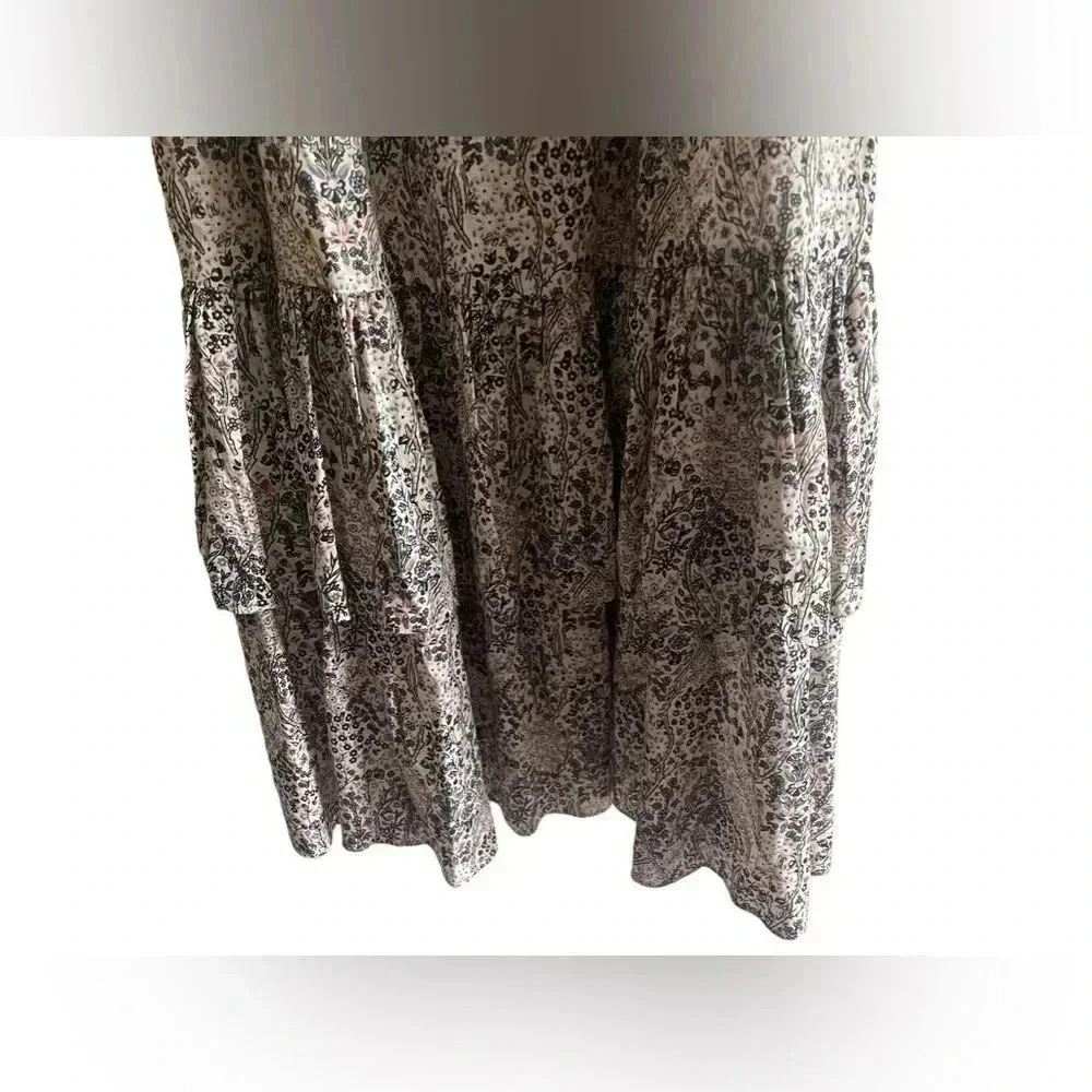 Paige Gisela Dress Ditsy Floral Midi Dress - Picture 9 of 15